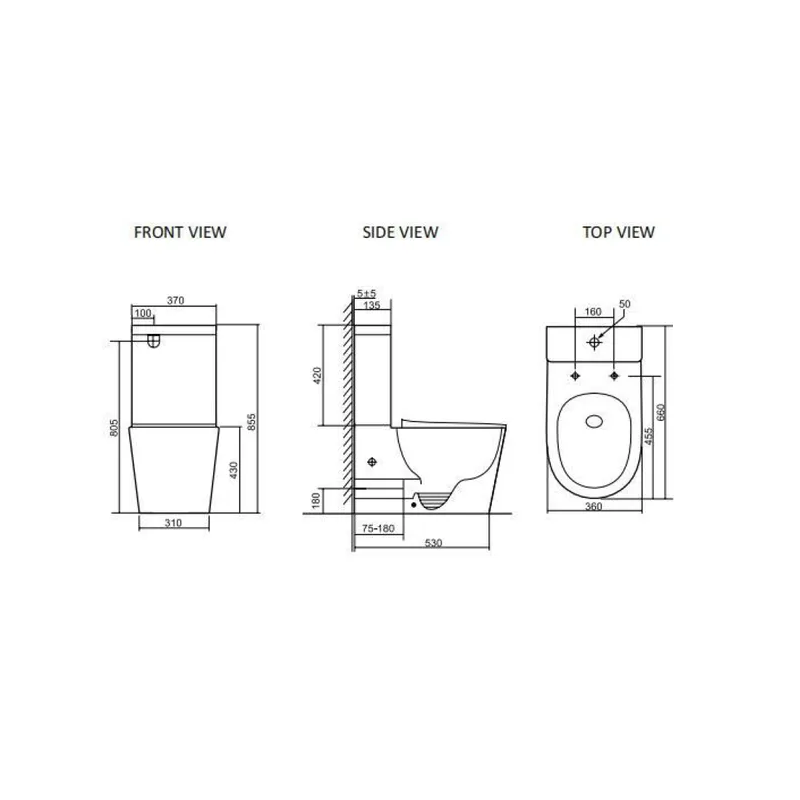 Radiant Rimless Tornado Back to Wall Toilet Suite - Acqua Bathrooms