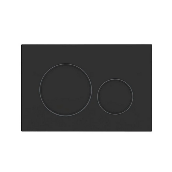 Geberit Compatible Round Matte Black - Acqua Bathrooms
