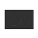 Geberit Compatible Round Matte Black - Acqua Bathrooms
