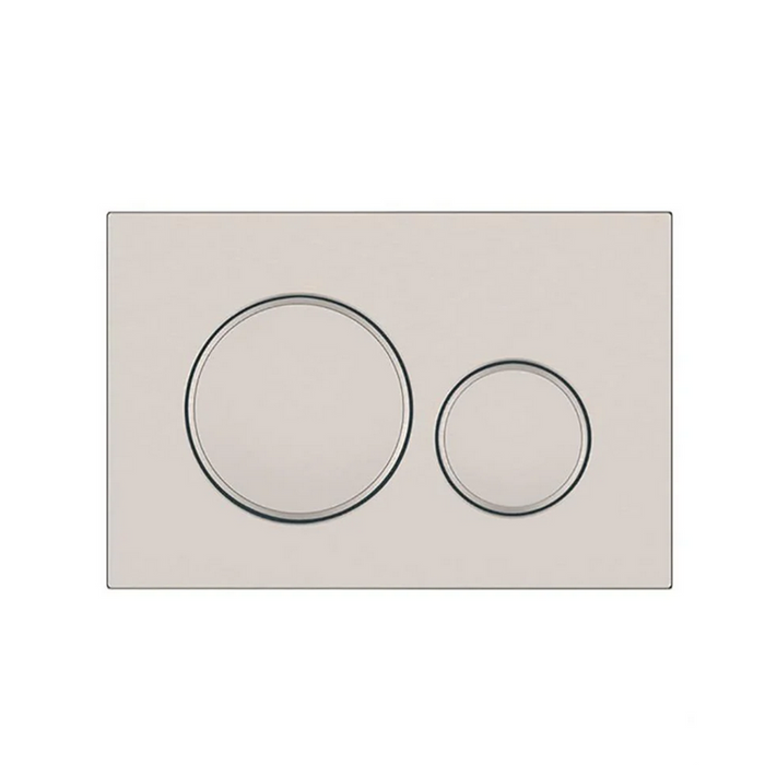 Geberit Compatible Round Brushed Nickel - Acqua Bathrooms
