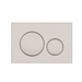 Geberit Compatible Round Brushed Nickel - Acqua Bathrooms