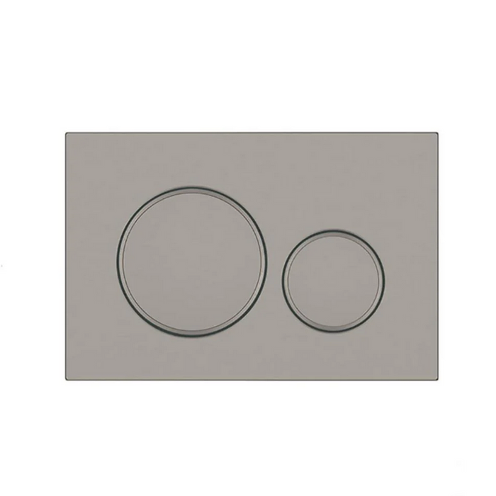 Geberit Compatible Round Gun Metal - Acqua Bathrooms