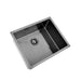 Brushed Gun Metal 550 x 450 x 230mm Kitchen & Laundry Sink - Acqua Bathrooms