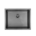 Brushed Gun Metal 550 x 450 x 230mm Kitchen & Laundry Sink - Acqua Bathrooms