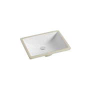 460mm Rectangular Gloss White Under Counter Basin - Acqua Bathrooms