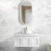 Otti Australia | 900 Hampton Matte White Wall Hung Vanity - Acqua Bathrooms