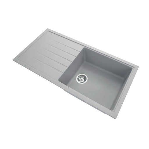 Carysil | 1000 Vivaldi Grey Granite Kitchen Sink - Acqua Bathrooms