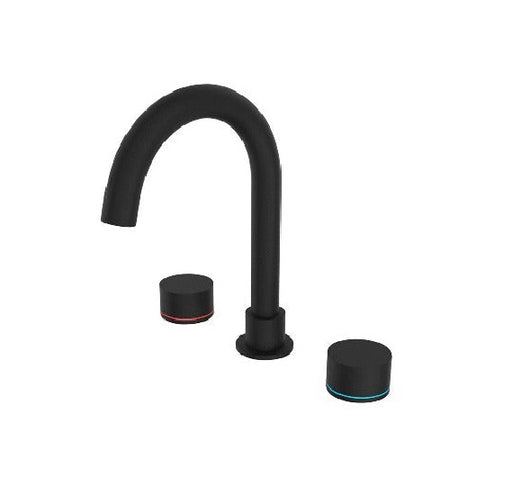 Nero | Kara Matte Black Basin Tap Set - Acqua Bathrooms