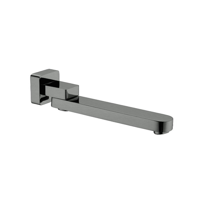 Nero | Bianca Ecco Gun Metal Swivel Bath Spout - Acqua Bathrooms