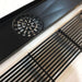 Matte Black 1800mm Linear Grill Floor Waste - Acqua Bathrooms