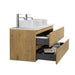 Avia 1200mm Double Fine Oak Wall Hung Vanity With Stone Top | Indulge® - Acqua Bathrooms