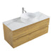 Avia 1200mm Fine Oak Wall Hung Vanity With Stone Top | Indulge® - Acqua Bathrooms