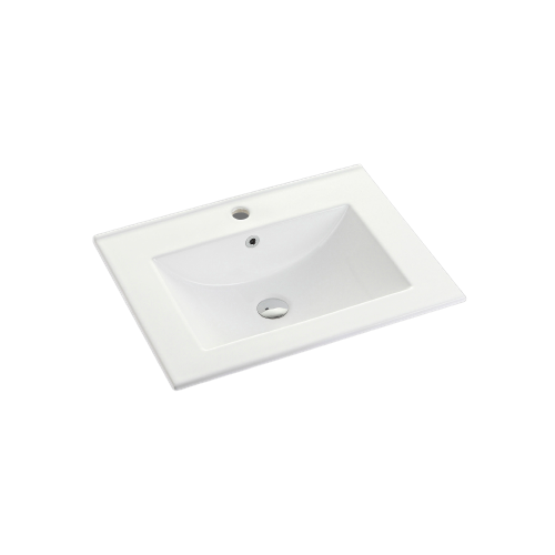 Aulic | Perla 600 Matte White Wall Hung Vanity - Acqua Bathrooms