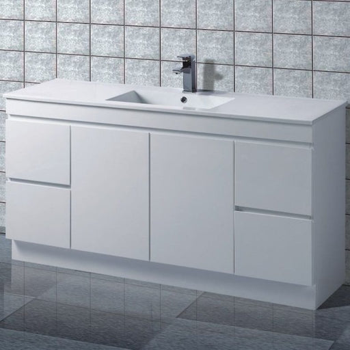 Noah 1500 mm Vanity on kickboard - Acqua Bathrooms