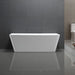 1700 mm Carmen Back to Wall Freestanding Bath Tub - Acqua Bathrooms
