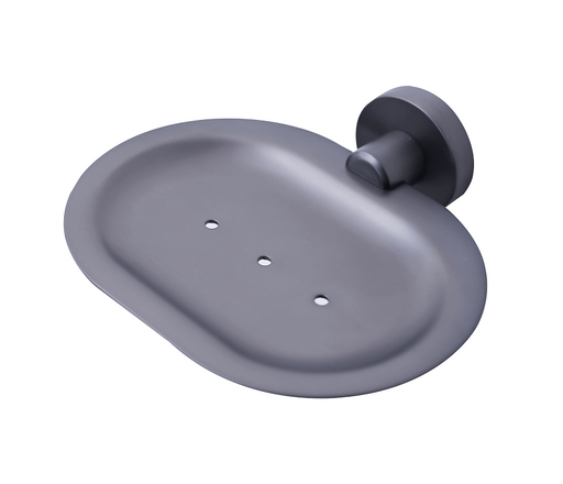 Mirage Gun Metal Grey Soap Dish Holder - Acqua Bathrooms