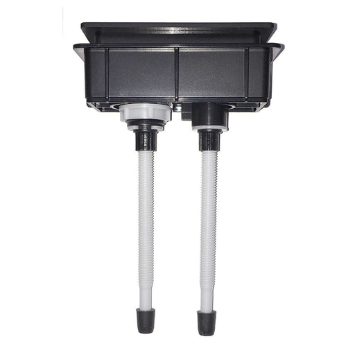Rectangle Gun Metal Flush Buttons - Acqua Bathrooms