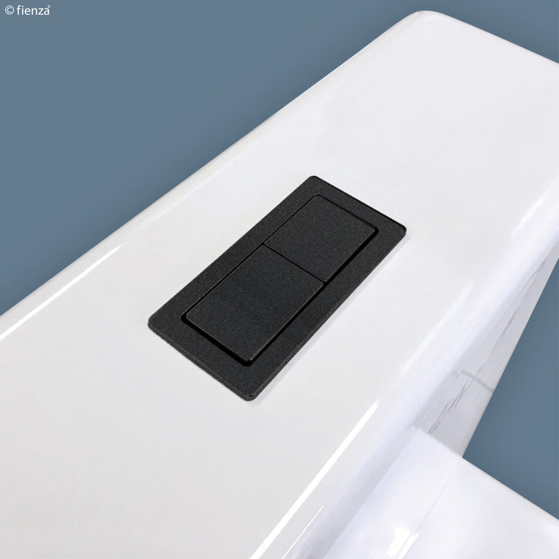 Rectangle Gun Metal Flush Buttons - Acqua Bathrooms