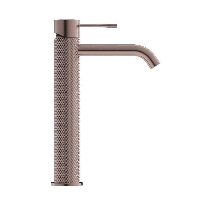 Nero | Opal Tall Brushed Bronze Basin Mixer - Acqua Bathrooms