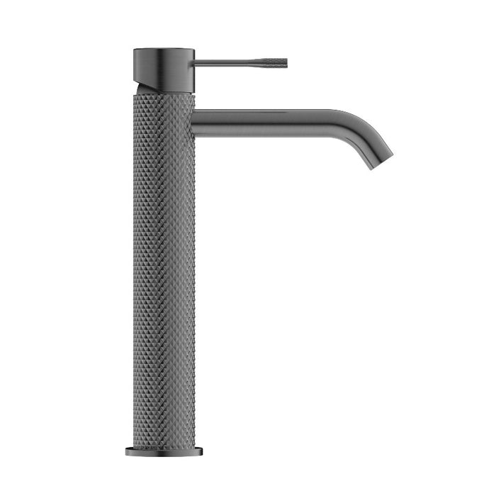 Nero | Opal Tall Graphite Basin Mixer - Acqua Bathrooms