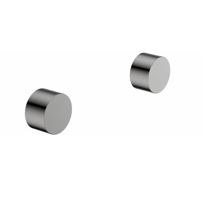 Tana Brushed Nickel Wall Tap Set - Acqua Bathrooms