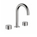 Tana Brushed Nickel Basin Set - Acqua Bathrooms