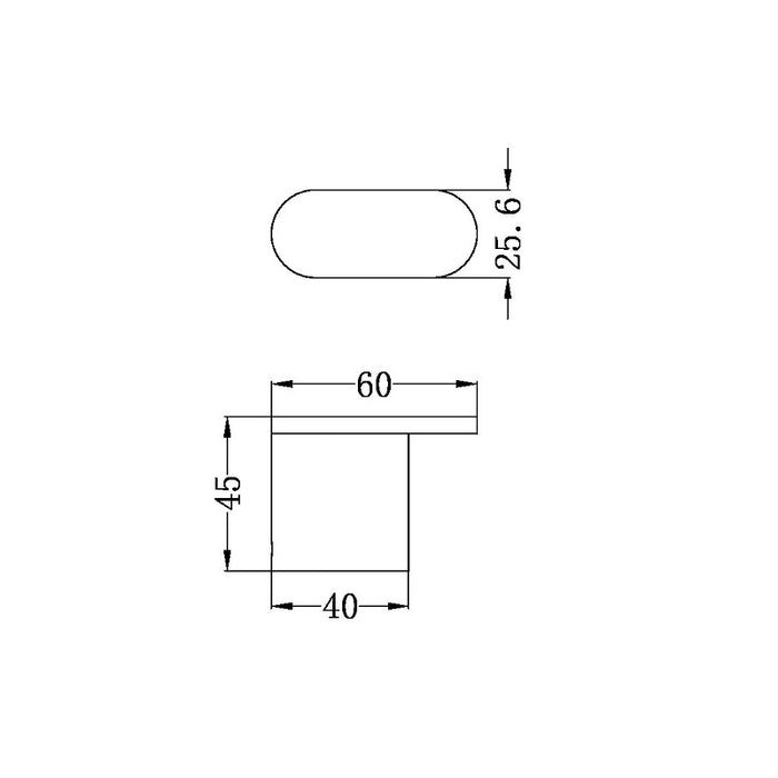 Nero | Bianca Chrome Robe Hook - Acqua Bathrooms