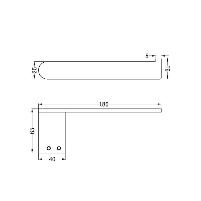 Nero | Bianca Brushed Nickel Toilet Roll Holder - Acqua Bathrooms