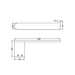 Nero | Bianca Brushed Nickel Toilet Roll Holder - Acqua Bathrooms