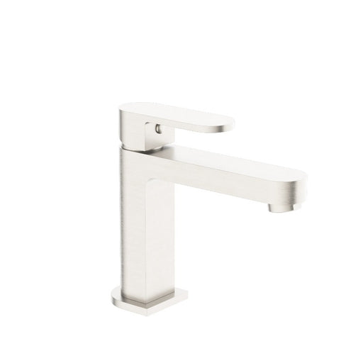 Nero | Ecco Brushed Nickel Basin Mixer - Acqua Bathrooms