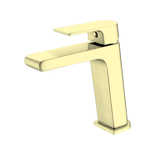 Nero | Bianca Brushed Gold Basin Mixer - Acqua Bathrooms