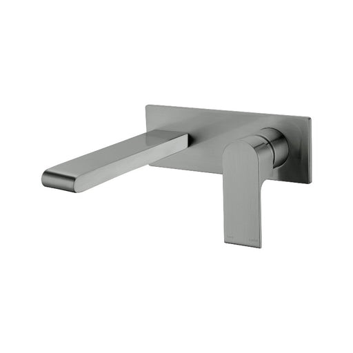 Nero | Bianca Gun Metal Grey Wall Basin Mixer - Acqua Bathrooms