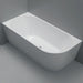 Dimitri 1700 Left Corner Fit Freestanding Bath Tub - Acqua Bathrooms