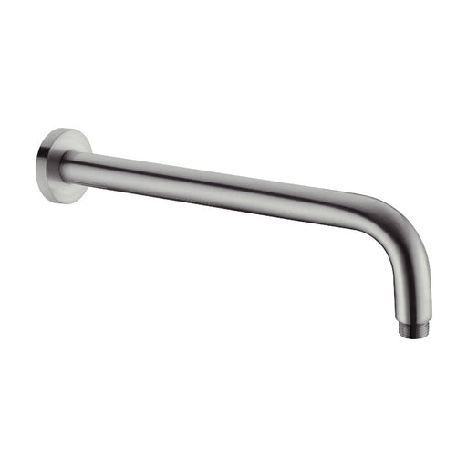 Nero | Round Gun Metal Grey Shower Arm - Acqua Bathrooms