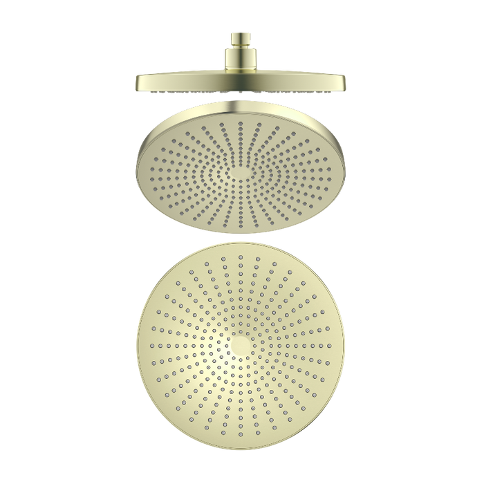 Nero | Opal Brushed Gold Shower Head - Acqua Bathrooms