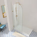 Arched Frameless Fixed Panel Shower Screen - Acqua Bathrooms
