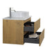 Avia 750mm Fine Oak Wall Hung Vanity With Stone Top | Indulge® - Acqua Bathrooms