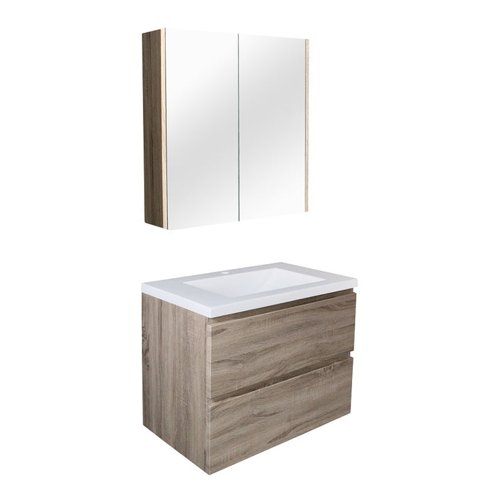 Qubist 1200 White Oak Shaving Cabinet - Acqua Bathrooms