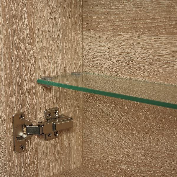 Avia 900 White Oak Timber Shaving Cabinet By indulge® - Acqua Bathrooms