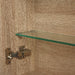 Avia 600 White Oak Timber Shaving Cabinet By indulge® - Acqua Bathrooms