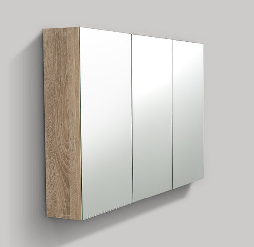 1200 mm White Oak Timber Shaving Cabinet - Acqua Bathrooms