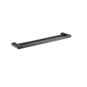 Flores 800 Gunmetal Double Towel Rail - Acqua Bathrooms