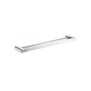 Flores 800 Chrome Double Towel Rail - Acqua Bathrooms
