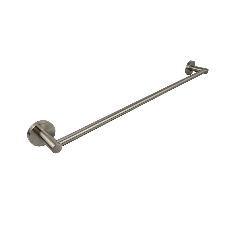 Cesena 600 Brushed Nickel Single Towel Rail - Acqua Bathrooms