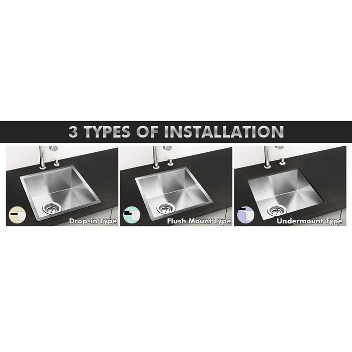 600 x 450 x 230 mm Kitchen Sink - Acqua Bathrooms