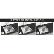 762 x 457 x 254 mm Kitchen Sink - Acqua Bathrooms