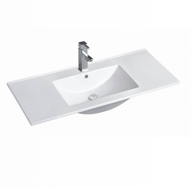 Slimline Standard Ceramic Top with Overflow - Acqua Bathrooms