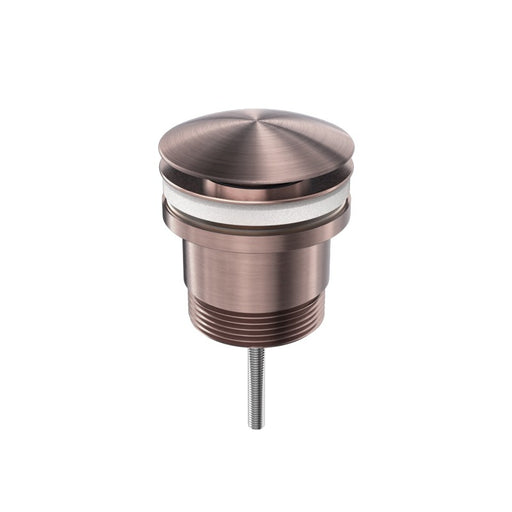 Nero | Universal Brushed Bronze Mushroom Pop Up Waste - Acqua Bathrooms