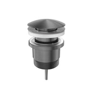 Nero | Universal Gun Metal Mushroom Pop Up Waste - Acqua Bathrooms