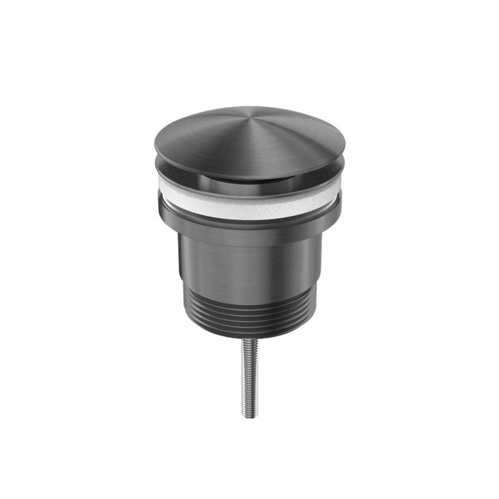 Nero | Universal Gun Metal Mushroom Pop Up Waste - Acqua Bathrooms